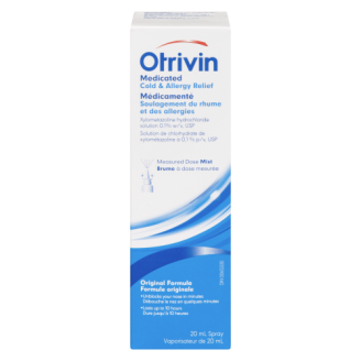 Otrivin Medicated Cold & Allergy Relief Original Formula
